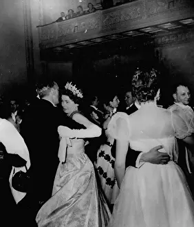 Frederika: Queen Frederika of Greece at a ball