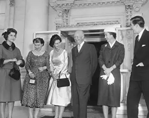 Hellenes: Queen Fredrika of the Hellenes (Greece) and two