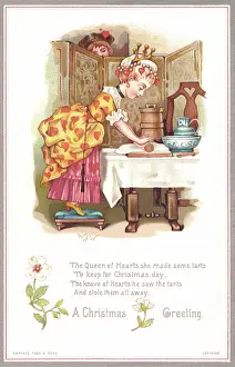 Tarts: Queen of Hearts Christmas card