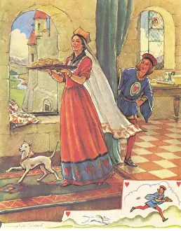 Illustrating: The Queen of Hearts, she made some tarts