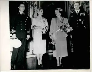 Kastrup: Queen Juliana of the Netherlands in Denmark