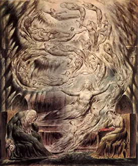 Swirling: Queen Katherine's Dream, by William Blake