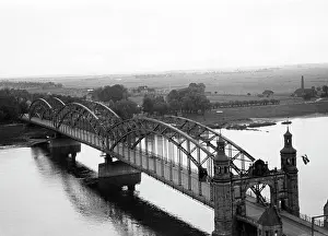 Luise: The Queen Luise Bridge over the Memel at Tilsit, around the
