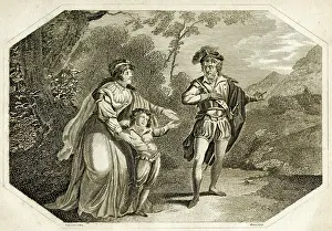 Robber: Queen Margaret with son and robber