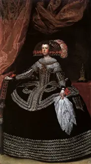Velazquez: Queen Mariana of Austria, by Velazquez