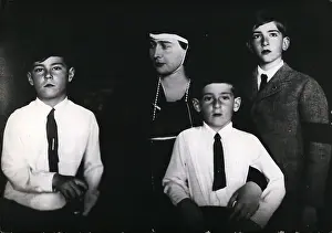 Armlet: Queen Marie of Yugoslavia and three sons