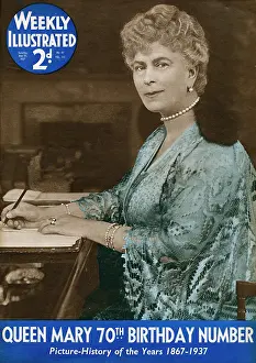 Bracelets: Queen Mary at her desk