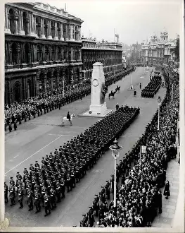 Contingents: Queen Mary, lying-in-state procession, London