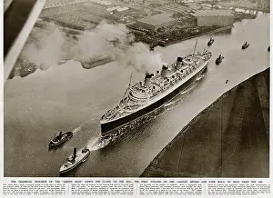 Steamliners: Queen Mary Ocean Liner, down the river Clyde