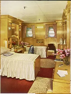 Stateroom: A Queen Mary Stateroom on the ship