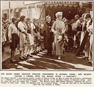 Choral: Queen Mary visits Bethnal Green