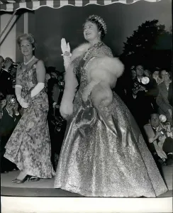 Queen Mother at Belgian Embassy