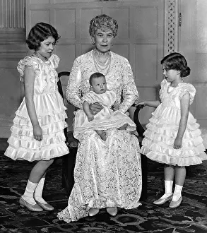 Grandmother: Queen Mother Mary and her grandchildren, 1936