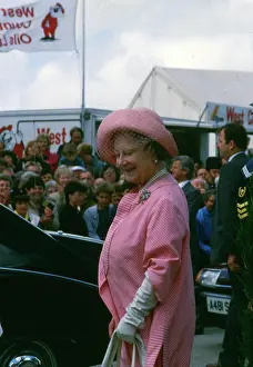 Wadebridge: Queen Mother at the Royal Cornwall Show, Wadebridge