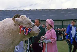 Wadebridge: Queen Mother at the Royal Cornwall Show, Wadebridge
