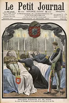 Mourns: QUEEN MOURNS DEATHS/1908