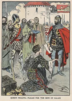 Philippa: Queen Philippa pleading with her husband, Edward