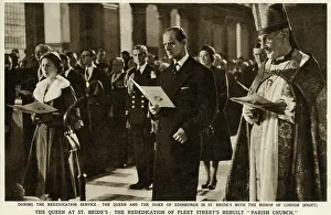 Apr20: Queen at rededication service at St. Bride's