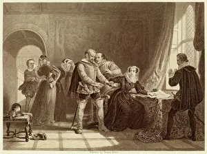 Abdicates: QUEEN OF SCOTS ABDICATES