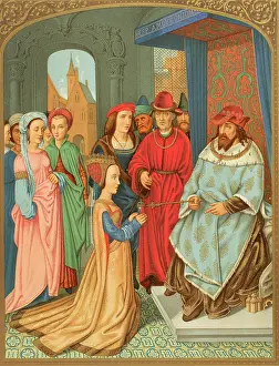 1520: The Queen of Sheba before Solomon. 19th-century