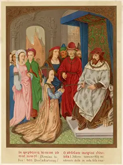 Sheba: Queen of Sheba visiting King Solomon
