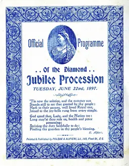 Verse: Queen Victoria, Diamond Jubilee programme