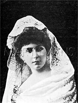 Mantilla: Queen Victoria Eugenie of Spain
