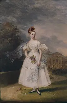 Neckscarf: Queen Victoria as a girl