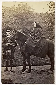 Balmoral: Queen Victoria with John Brown
