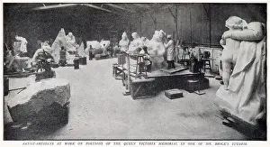 Brock: Queen Victoria Memorial - Mr. Brock's studio