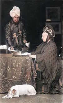 Karim: Queen Victoria with the Munshi