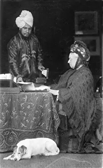 Karim: Queen Victoria with the Munshi