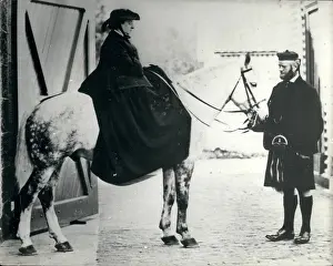 Stepped: Queen Victoria on pony, with John Brown on right