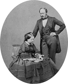 Mayall: Queen Victoria with Prince Albert