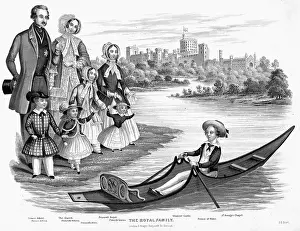 Eldest: Queen Victoria and Prince Albert with their six