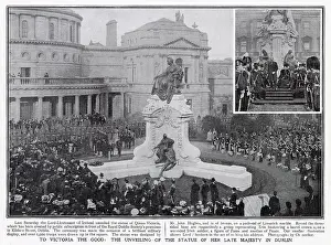 Leinster: Queen Victoria Statue, Unveiled, Dublin 1908