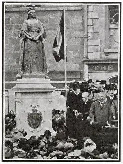 Queen Victoria Statue, Unveiled, Leith 1907