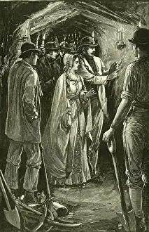 Miner: Queen Victoria visiting a Cornish iron mine