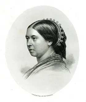 Holl: Queen Victoria by W Holl