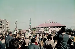 Peter F. Ashford Collection: The Queens Birthday Parade Aden