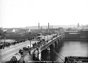 Backdrop: Queen's Bridge, Belfast