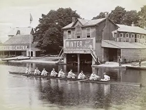 Oars: Queens College Cambridge rowing team