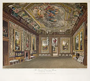 Pynes: The Queen's Drawing Room, Windsor Castle