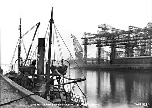 Docked: Queen's Island Shipyard from the Albert Quay
