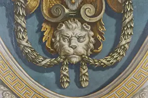 Trompe: The Queen's Staircase ceiling, Hampton Court Palace