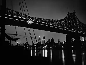 Queensboro: Queensboro Bridge in New York, 1934