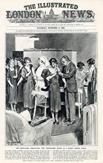 Prevailing: Queuing for Vaccinations for Smallppox 1922