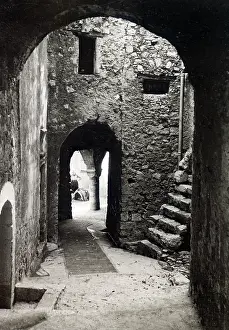 Commune: A quiet corner in Peille, France