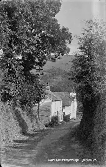 Cottages: A Quiet Lane in Perranporth