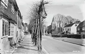 Sidewalk: A Quiet Street in Burwash